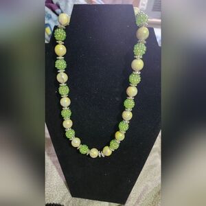 💜Green Beaded Necklace